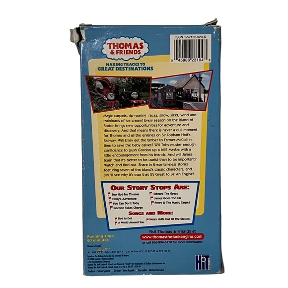 Thomas & Friends 2 VHS Tapes It's Great To Be An Engine! & Best of Thomas - Picture 7 of 7